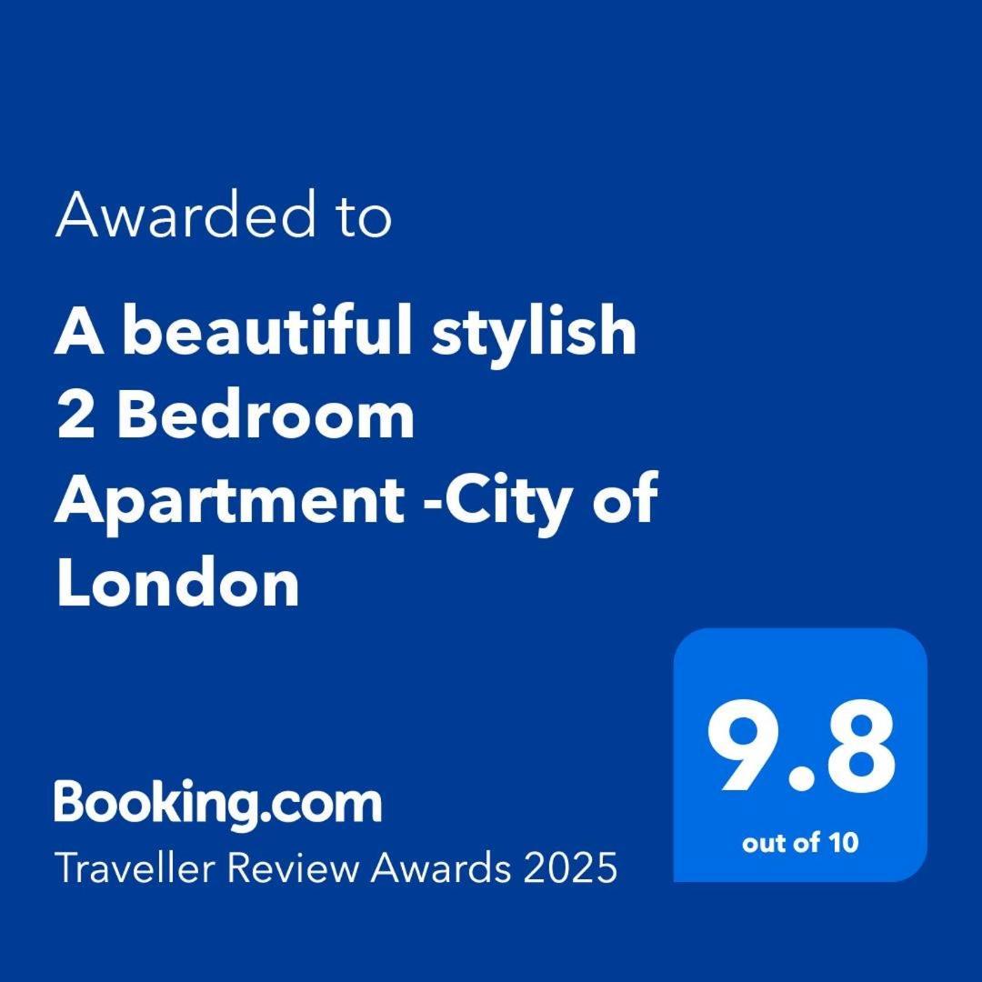 A Beautiful Stylish 2 Bedroom Apartment -City Of ลอนดอน ภายนอก รูปภาพ